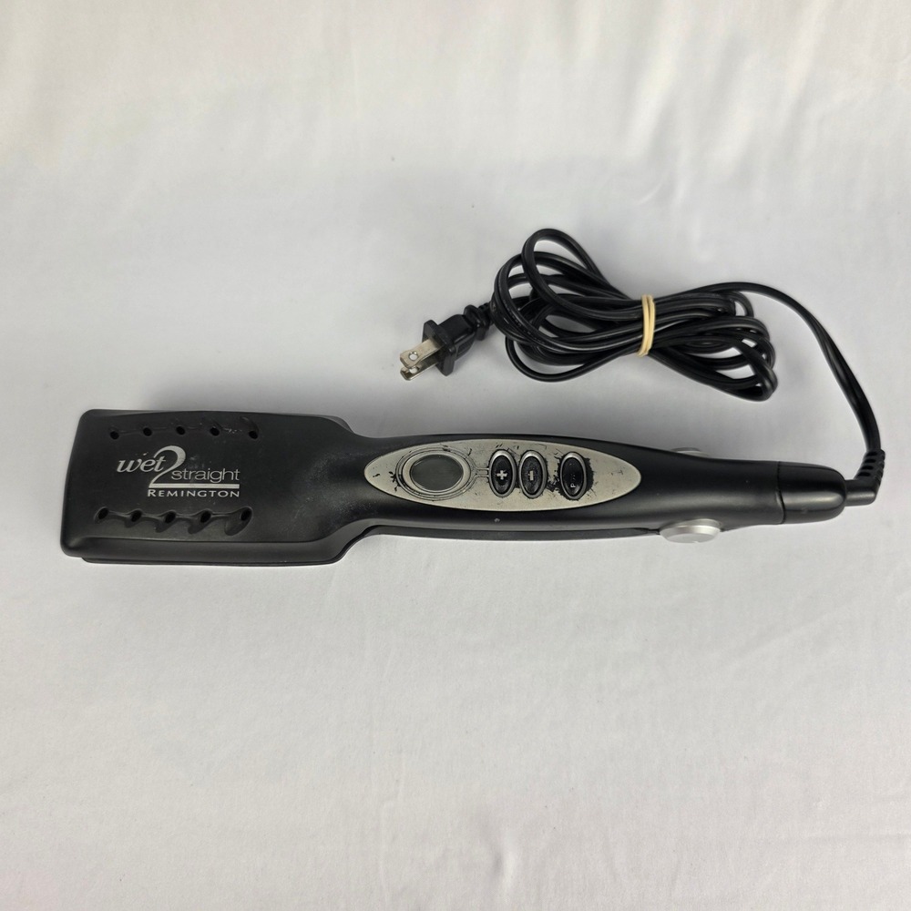 Remington Wet2Straight Hair Straightener Flat Iron Black S-8000t Dual Voltage